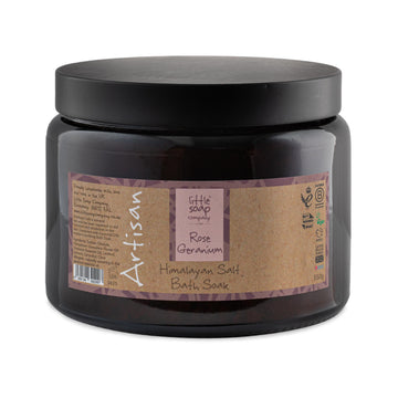 Artisan Rose Geranium Himalayan Bath Salts 550g