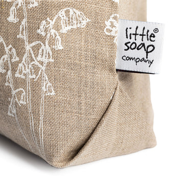 Artisan Natural Linen Toiletry Bag