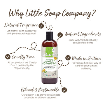 Naturals Ginger & Lemongrass Body Wash 300ml