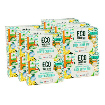 Eco Warrior Body Scrub Bar 100g - Case of 12