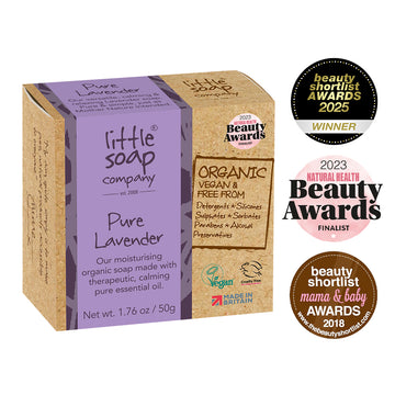 Organic Lavender Travel Size Mini Soap 50g