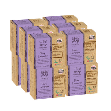 Organic Lavender Travel Size Mini Soap 50g - Case of 12