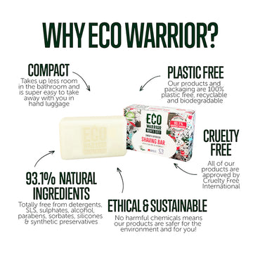 Eco Warrior Men's Edit Shaving Bar 100g