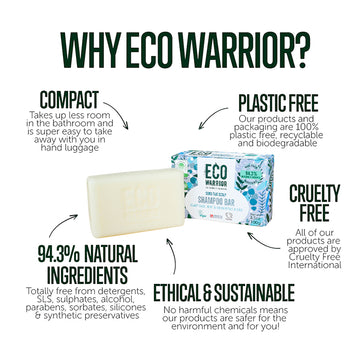 Eco Warrior Sensitive Scalp Shampoo Bar 100g