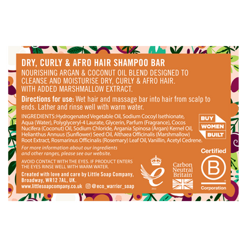 Eco Warrior Dry, Curly & Afro Hair Shampoo Bar 100g