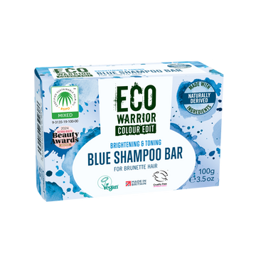 Eco Warrior Blue Shampoo Bar For Brunettes 100g