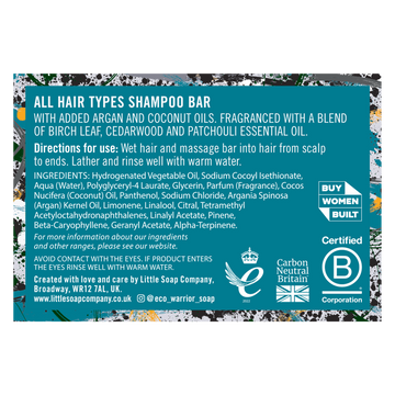 Eco Warrior Men's Edit Shampoo Bar 100g