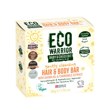 Eco Warrior Baby & Child Edit Gently Cleansing Hair & Body Bar 50g